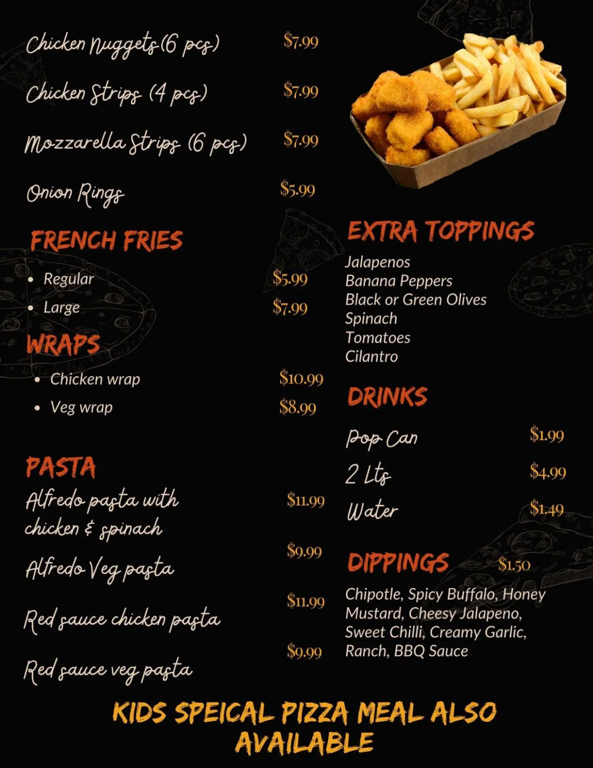 JJ Pizza Menu Page 2 - If you see this text, please make sure your image file is named menu2.jpg.